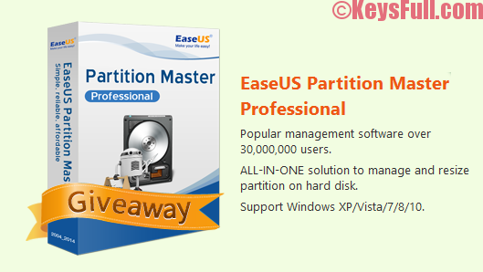 Easeus Partition Free Serial Key